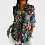 Antonija - Majica s Šarenim Uzorkom