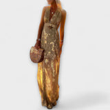 Tatiana - Eleganten V-izrez Obleka