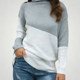 Tilda | Pulover v dveh barvah z eleganco in udobjem