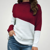 Tilda | Pulover v dveh barvah z eleganco in udobjem