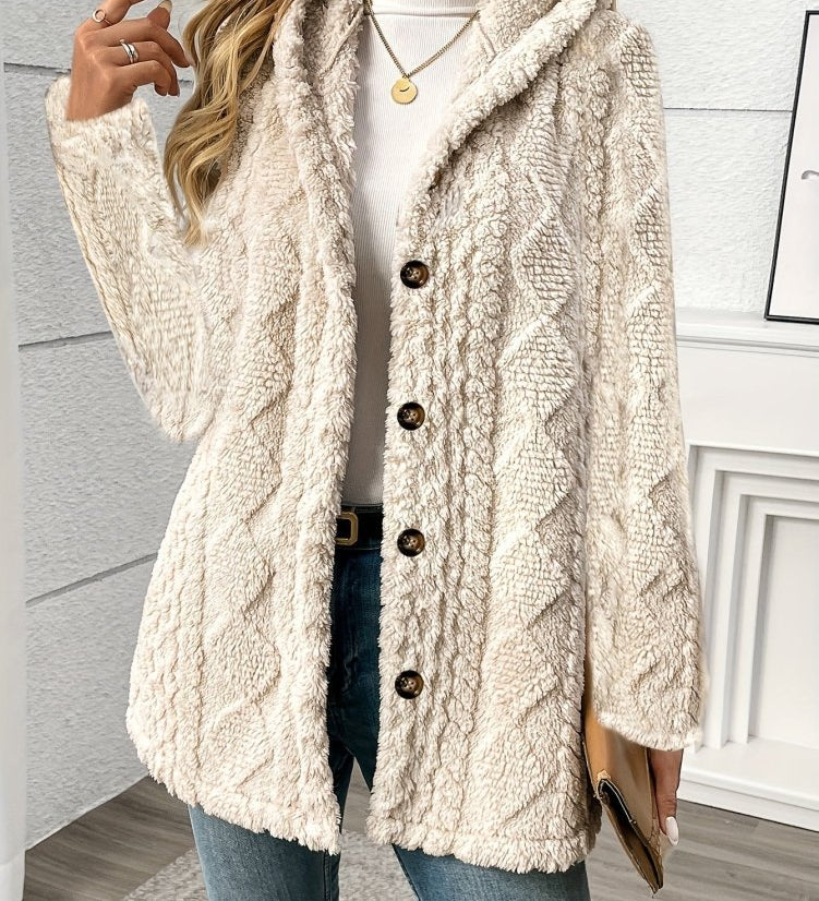 Celine | Mehka Teddy-jaketa