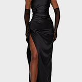 Emberly - Maxi kleit ühe õlaga ja kõrge lõhiku