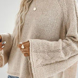 Edda | Asimetrični pulover z razkošnimi rokavi