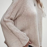 Edda | Asimetrični pulover z razkošnimi rokavi