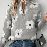 Maren | Ženski pulover z zadrgo za udobje