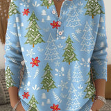 Sofie – Božični pulover z gumbi