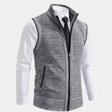 Hannes | Eleganten gilet z neprekinjeno zadrgo