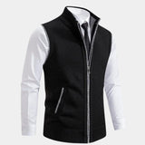 Hannes | Eleganten gilet z neprekinjeno zadrgo