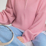 Wencke | Eleganten pulover za dame z zloženim ovratnikom