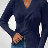 Rike | Eleganten pulover za dame z V-izrezom za udobje