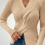 Rike | Eleganten pulover za dame z V-izrezom za udobje