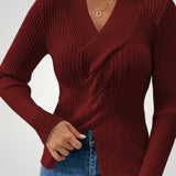 Rike | Eleganten pulover za dame z V-izrezom za udobje
