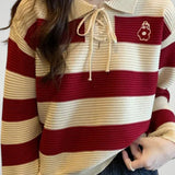 Tabea | Eleganten jesenski pulover z detajlom vozla