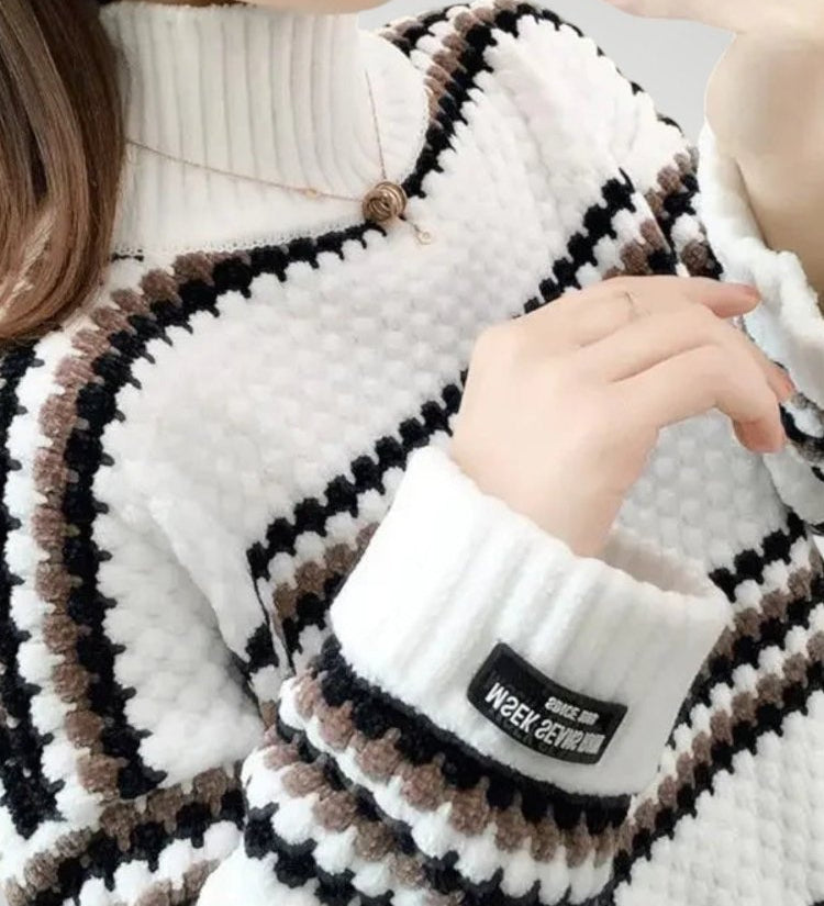 Neele | Eleganten pulover s ovratnikom za zimske dni