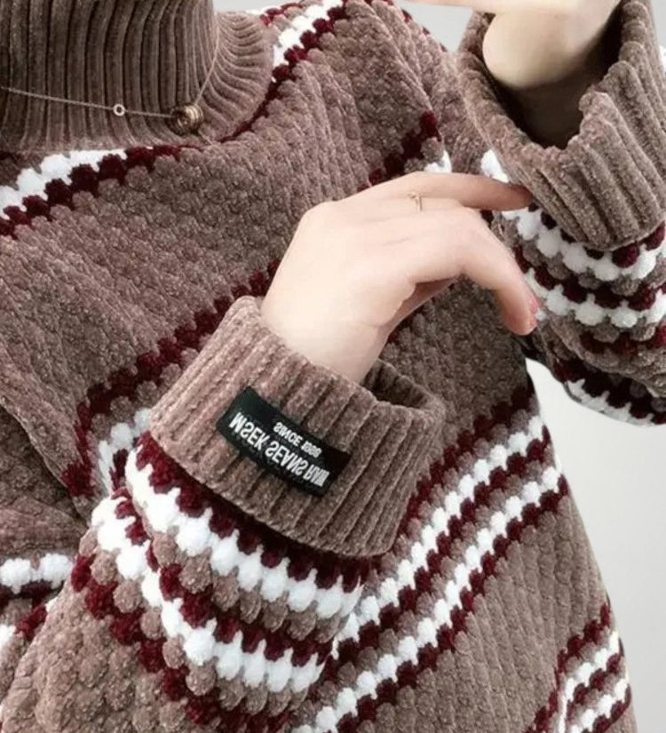 Neele | Eleganten pulover s ovratnikom za zimske dni