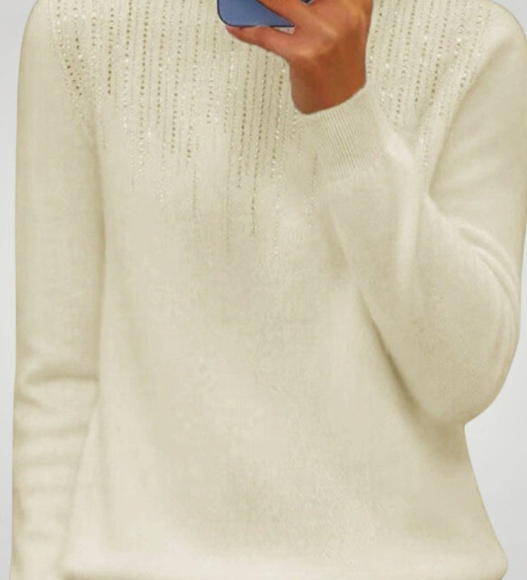 Annelie | Eleganten pulover z dolgimi rokavi za udobje in stil