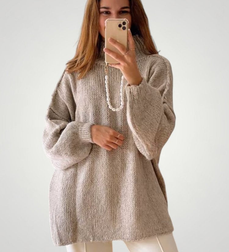 Annedore | Eleganten prevelik jesenski pulover z udobjem