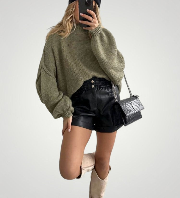 Annedore | Eleganten prevelik jesenski pulover z udobjem