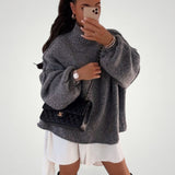 Annedore | Eleganten prevelik jesenski pulover z udobjem