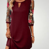 Felina | Elegantna minikleka s prosojnimi rokavi