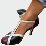 Anna Elegantni RetroSandali SrednjaPetkaTPasom