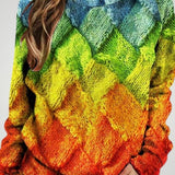 Henrietta | Barvit pulover s stilom in udobjem