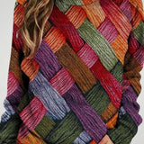 Henrietta | Barvit pulover s stilom in udobjem