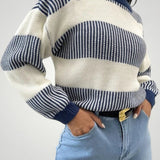 Melitta | Črtast pulover z elegantnim stilom