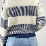 Melitta | Črtast pulover z elegantnim stilom