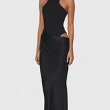 Mafalda - Maxi kleit õlavarredega ja Saleda siluetiga