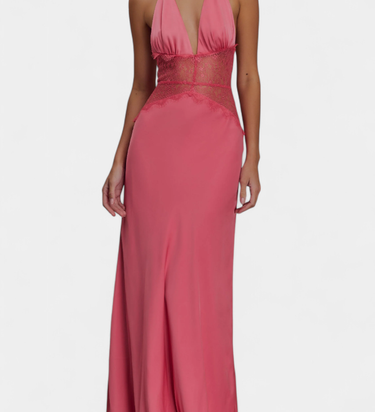 Ashanty - Pikk Kleit Halter Kraega ja Läbipaistva Lõhiku Tootega