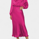 Cecila - Maxi kleit kõrge kraega ja lillemustriga