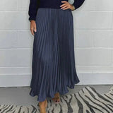 Michelle | Maxikleid z Jerseyjem in nabranim krilom