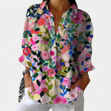 Nika – Poletna bluzica z živahnim potiskom