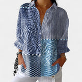 Nika – Poletna bluzica z živahnim potiskom