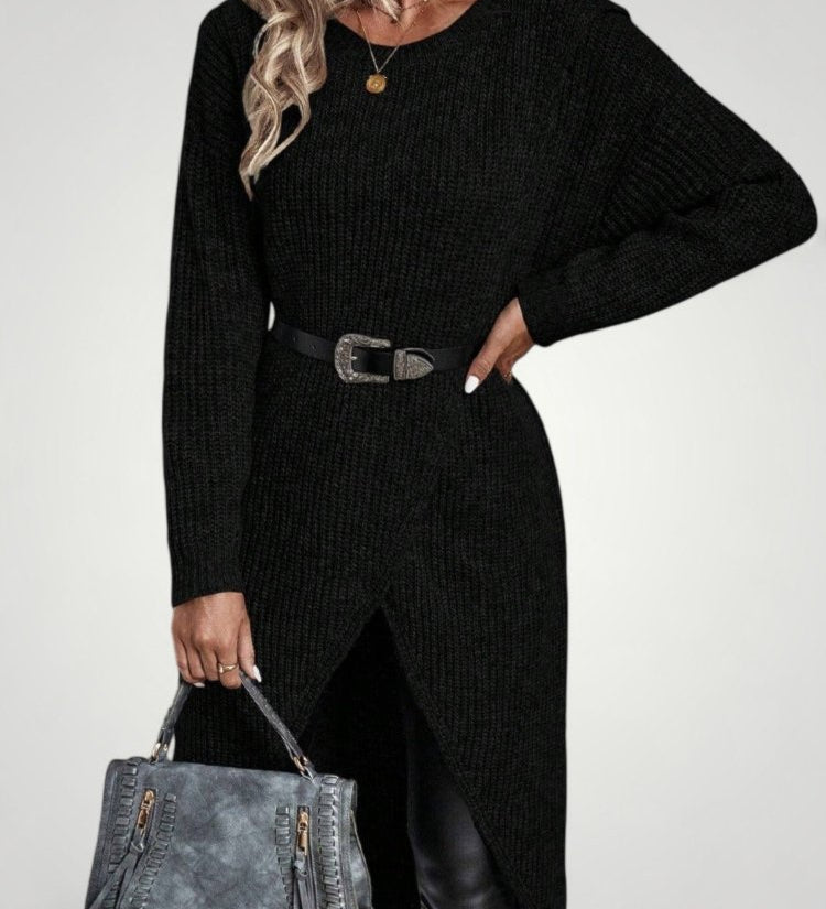 Xenia | Klasičen dolg pulover za dame z udobnostjo