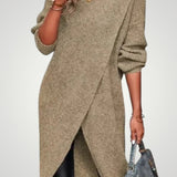 Xenia | Klasičen dolg pulover za dame z udobnostjo