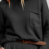 Zenzi | Pulover z dolgimi rokavi z funkcionalno sprednjo žep