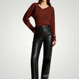 Amalinde | Dolg pulover z asimetričnim dizajnom