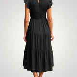 Cordula | Zračno Plisirano Poletno Obleko za Eleganten Dan