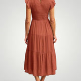 Cordula | Zračno Plisirano Poletno Obleko za Eleganten Dan