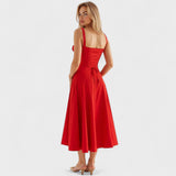 Petra - Midi Korset Dress