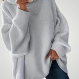 Hildegunde | Oversized pleten pulover za ženske za elegantne trenutke