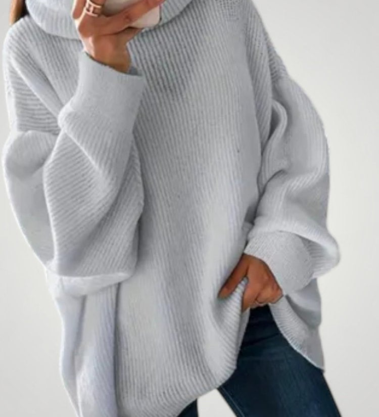 Hildegunde | Oversized pleten pulover za ženske za elegantne trenutke