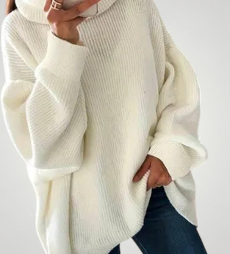 Hildegunde | Oversized pleten pulover za ženske za elegantne trenutke