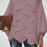 Josepha | Prevelik pleteni pulover z U-izrezom