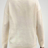 Lisbeth | Rippstrickpullover za ženske z padlimi rameni za udobje