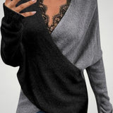 Margaretha | Elegantni pulover z motivom križa za dame