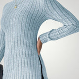 Nicoline | Črn pulover z visokim ovratnikom za ženske za eleganco