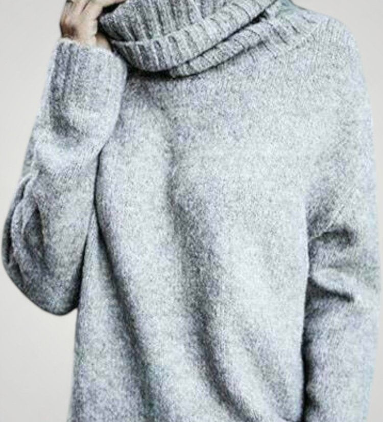 Ursina | Prevelik pulover z visokim ovratnikom za ženske - Stilski udobje